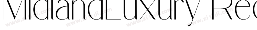 MidlandLuxury Regula字体转换 MidlandLuxury Regula字体转换
